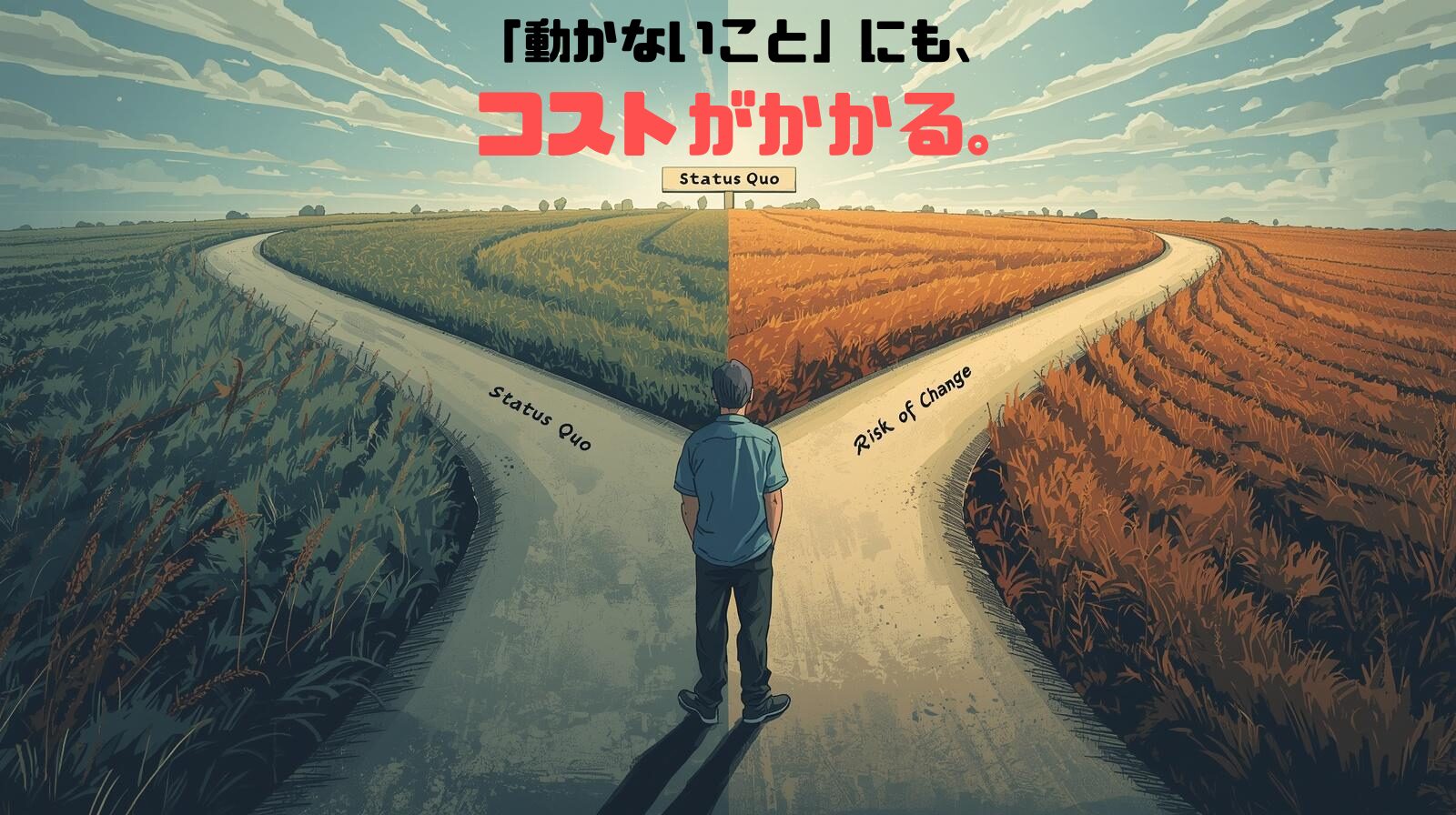 「動かないこと」にも、 コストがかかる。