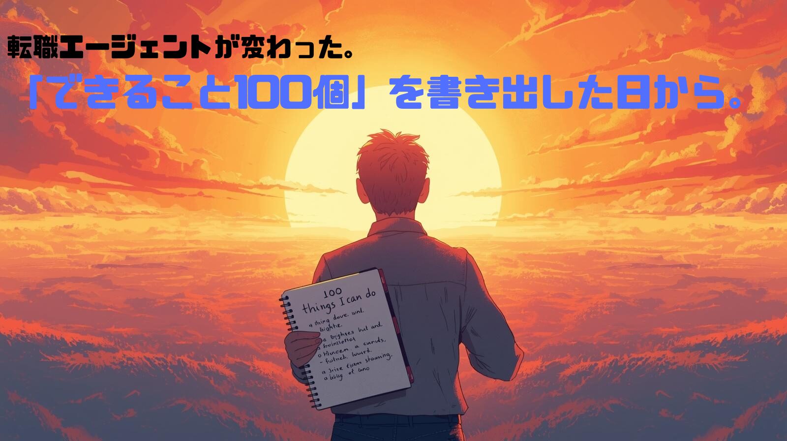 転職エージェントが変わった。 「できること100個」を書き出した日から。