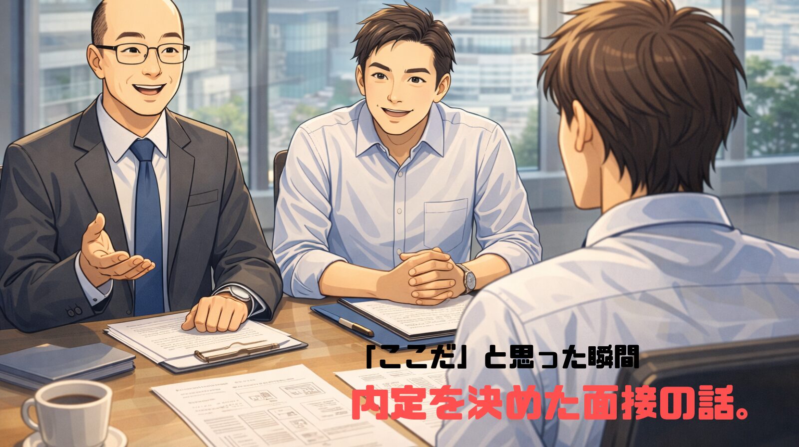 「ここだ」と思った瞬間——内定を決めた面接の話。