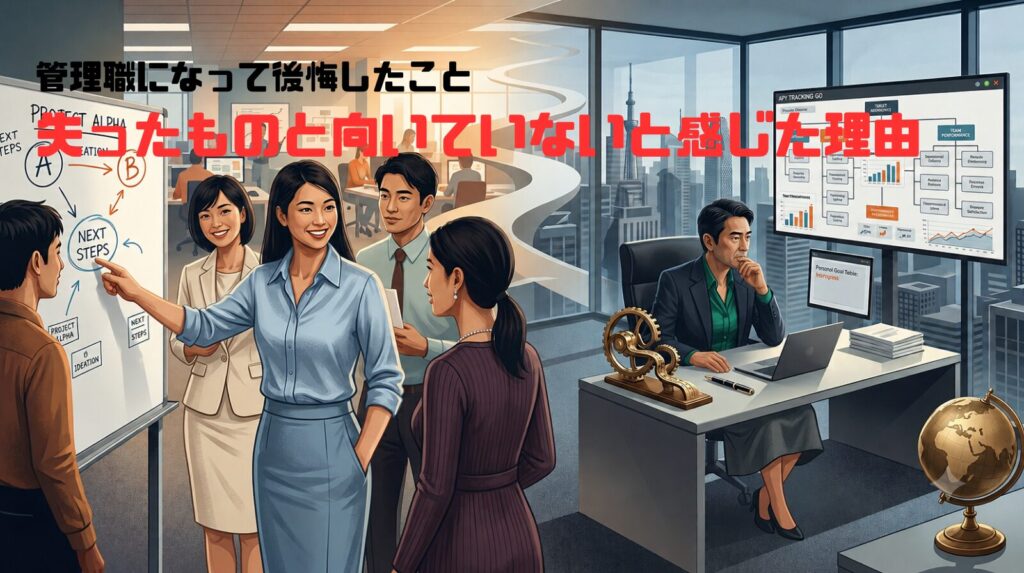 管理職になって後悔したこと｜失ったものと向いていないと感じた理由